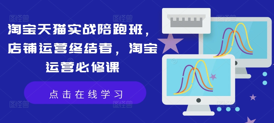 淘宝天猫实战陪跑班，店铺运营终结者，淘宝运营必修课-云创网