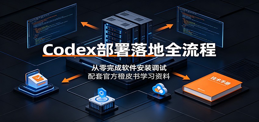 Codex部署落地全流程：从零完成软件安装调试，配套官方橙皮书学习资料-云创网