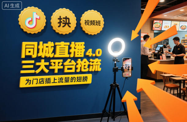 同城直播实操班4.0，三大平台抢流，为门店插上流量的翅膀-云创网