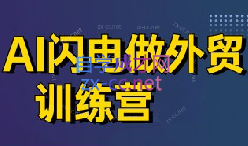 大卫·AI闪电做外贸训练营(更新5月)-云创网