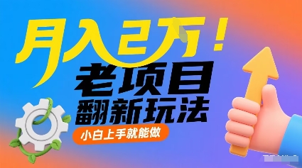 月入2W！老项目翻新玩法，小白上手就能做，非常容易上手-云创网
