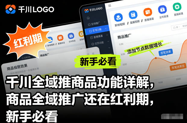 千川全域推商品功能详解，商品全域推广还在红利期，新手必看-云创网
