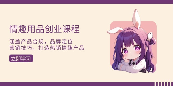 情趣用品创业课程：涵盖产品合规，品牌定位，营销技巧，打造热销情趣产品-云创网