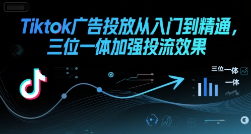 Tiktok广告投放从入门到精通，三位一体加强投流效果-云创网