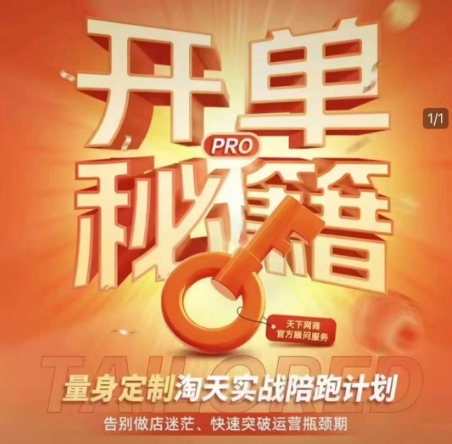 淘宝开单秘籍PRO，量身定制淘天实战陪跑计划，告别做店迷茫、快速突破运营瓶颈期(更新)-云创网
