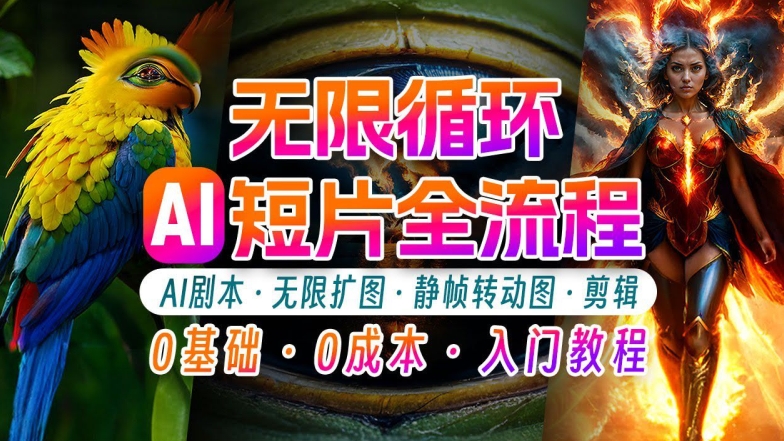 AI剪辑无限循环画面：新手轻松月入上万的秘技【揭秘】-云创网