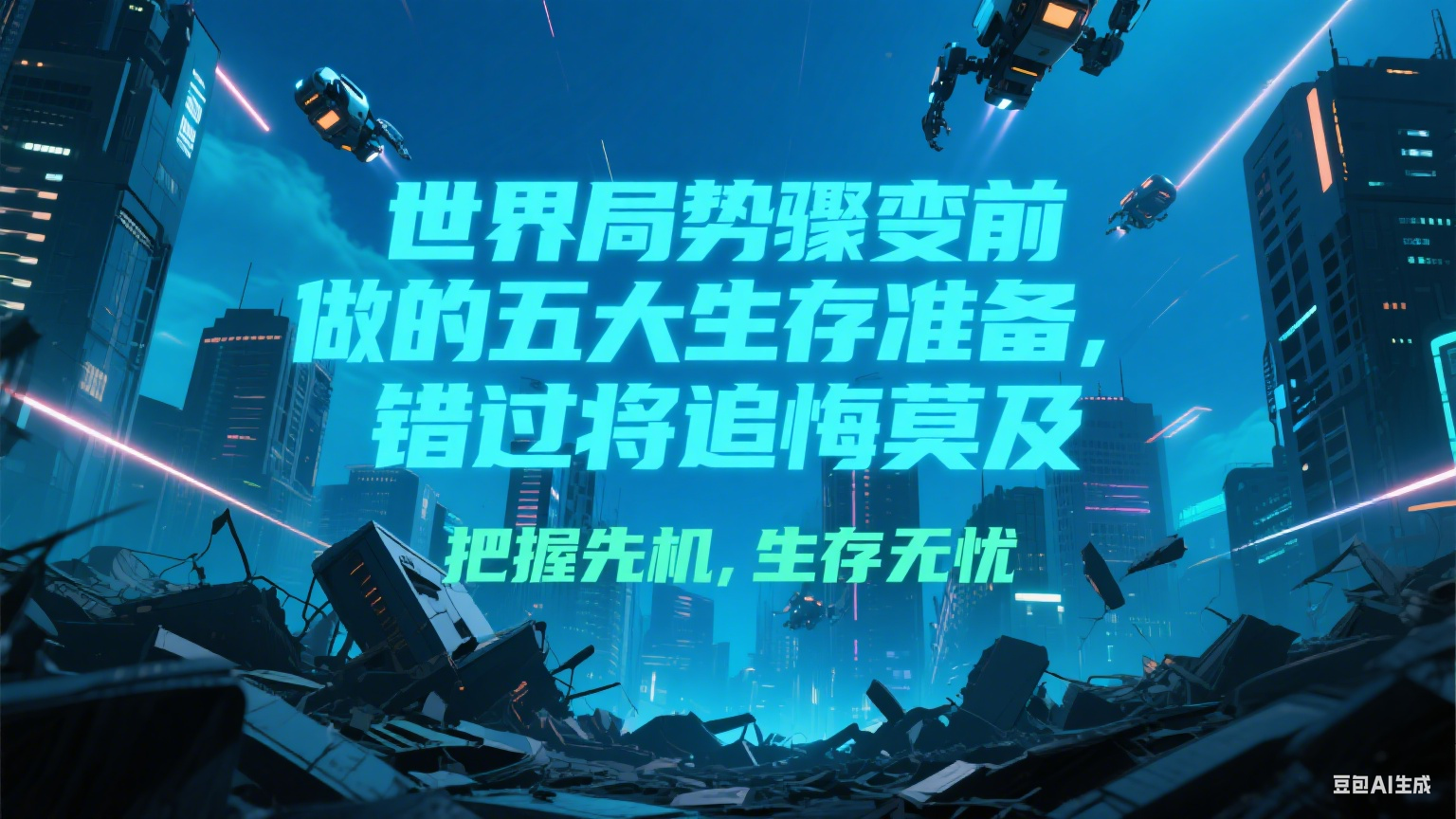 付费文章《世界局势骤变前必做的五大生存准备，错过将追悔莫及》-云创网