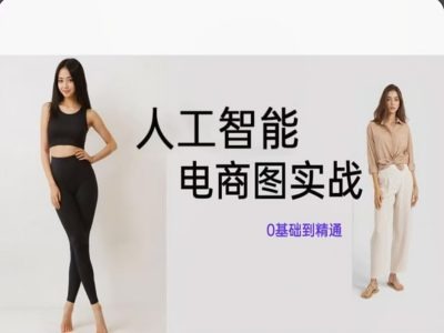人工智能SD电商图实战，ai绘图0基础到精通-云创网