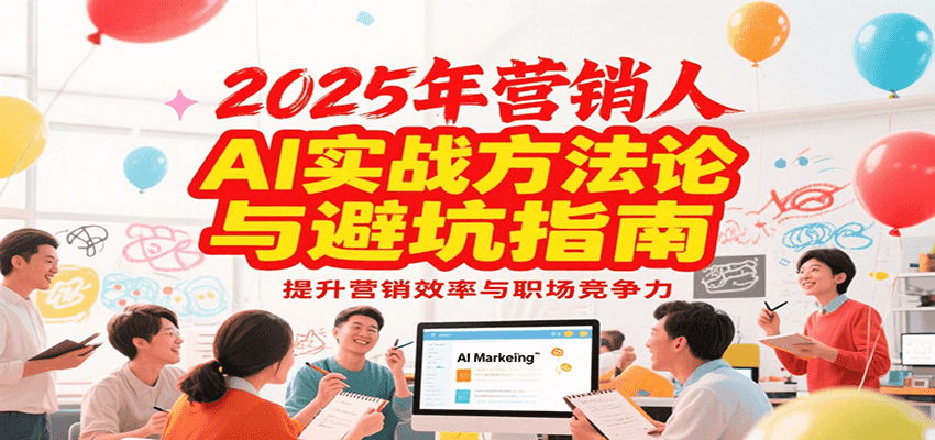 2025年营销实战方法论与避坑指南，利用AI提升营销效率与职场竞争力-云创网