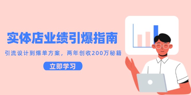 实体店业绩引爆指南，引流设计到爆单方案，两年创收200万秘籍-云创网