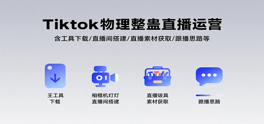 Tiktok物理整蛊直播运营，包含工具下载/直播间搭建/直播素材获取/跟播思路等-云创网
