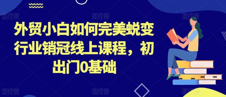 外贸小白如何完美蜕变行业销冠线上课程，初出门0基础-云创网