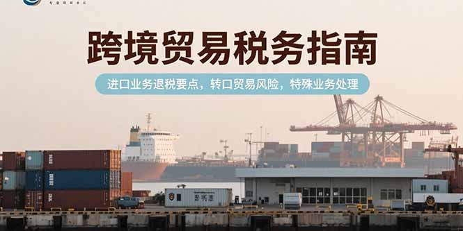 跨境贸易税务指南，进口业务退税要点，转口贸易风险，特殊业务处理-云创网