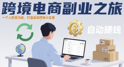 跨境电商副业之旅，一个人的亚马逊，打造自动賺钱小生意-云创网