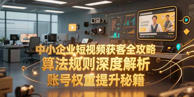 中小企业短视频获客全攻略，算法规则深度解析，账号权重提升秘籍-云创网