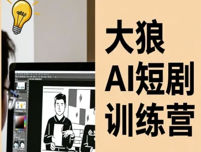 大狼AI短剧训练营-短剧课程(更新中)-云创网