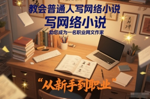 教会普通人写网络小说，助您成为一名职业网文作家-云创网